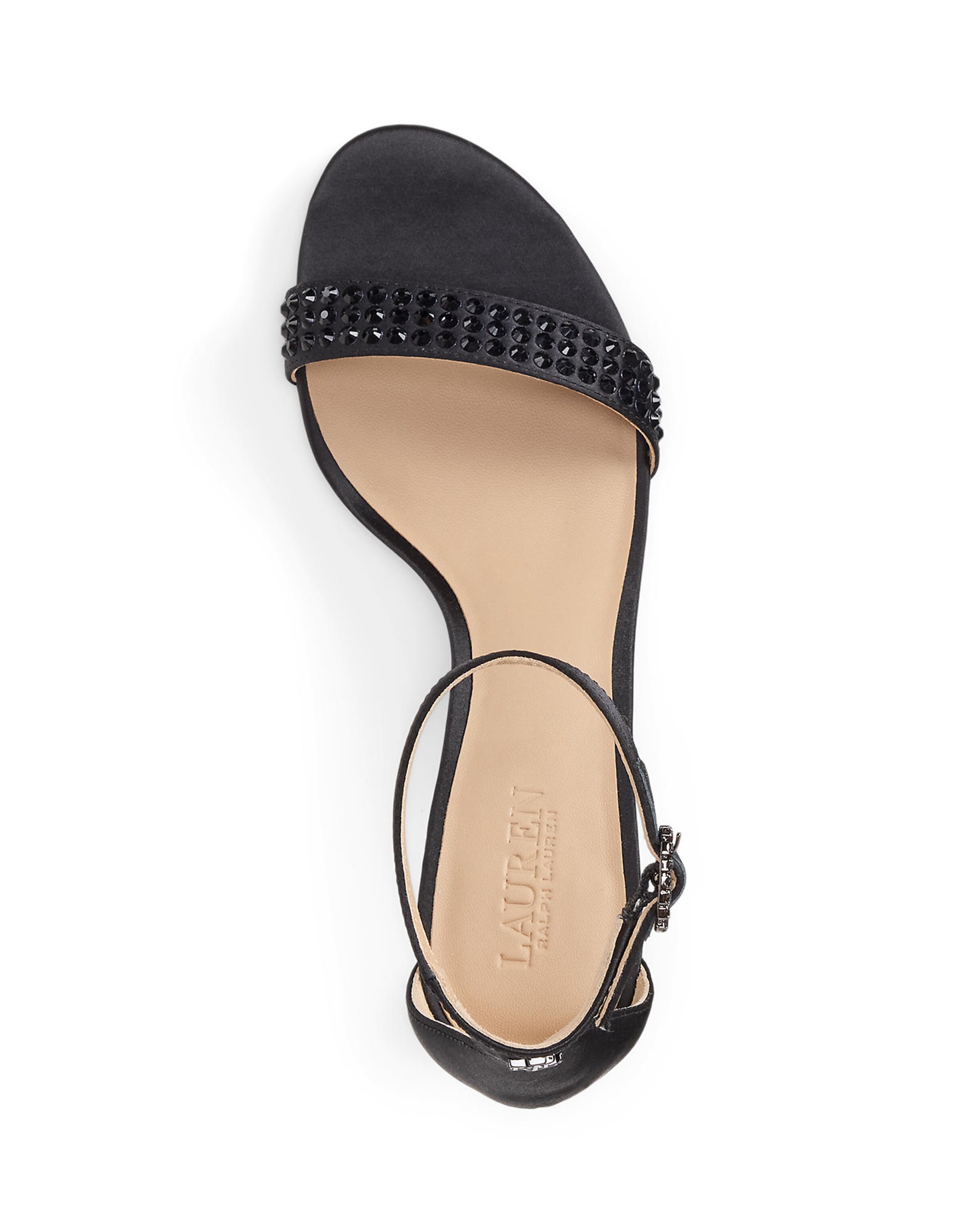 Sandale cu baretă 'ALLIE' de la Lauren Ralph Lauren pe negru