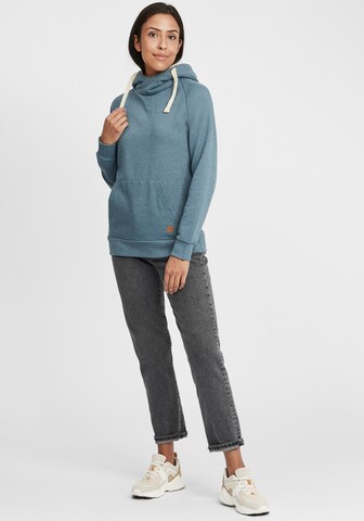 Oxmo Sweatshirt 'Julia Pile' in Blue