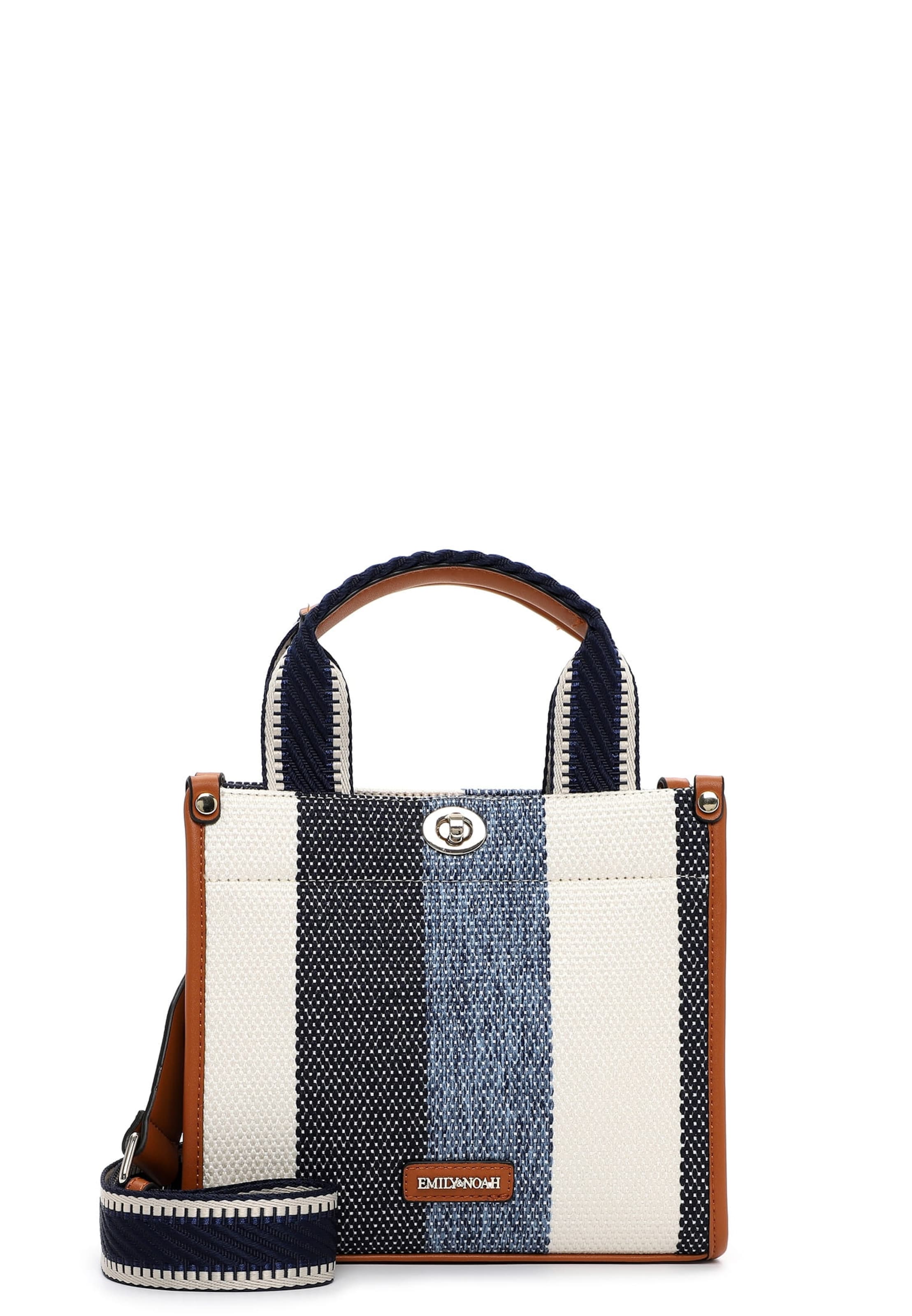 Cabas 'Jasmin' Emily & Noah en bleu : devant