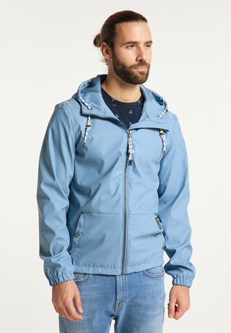 Veste fonctionnelle Schmuddelwedda en bleu : devant