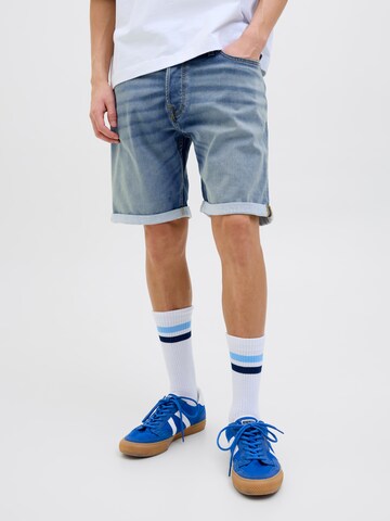 JACK & JONES Regular Jeans 'JJIRick JJIcon' in Blue: front