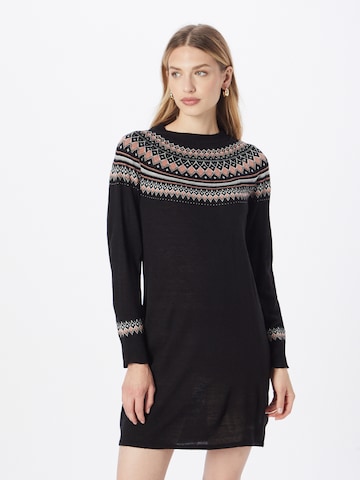 ABOUT YOU Knitted dress 'Tamina' in Black: front