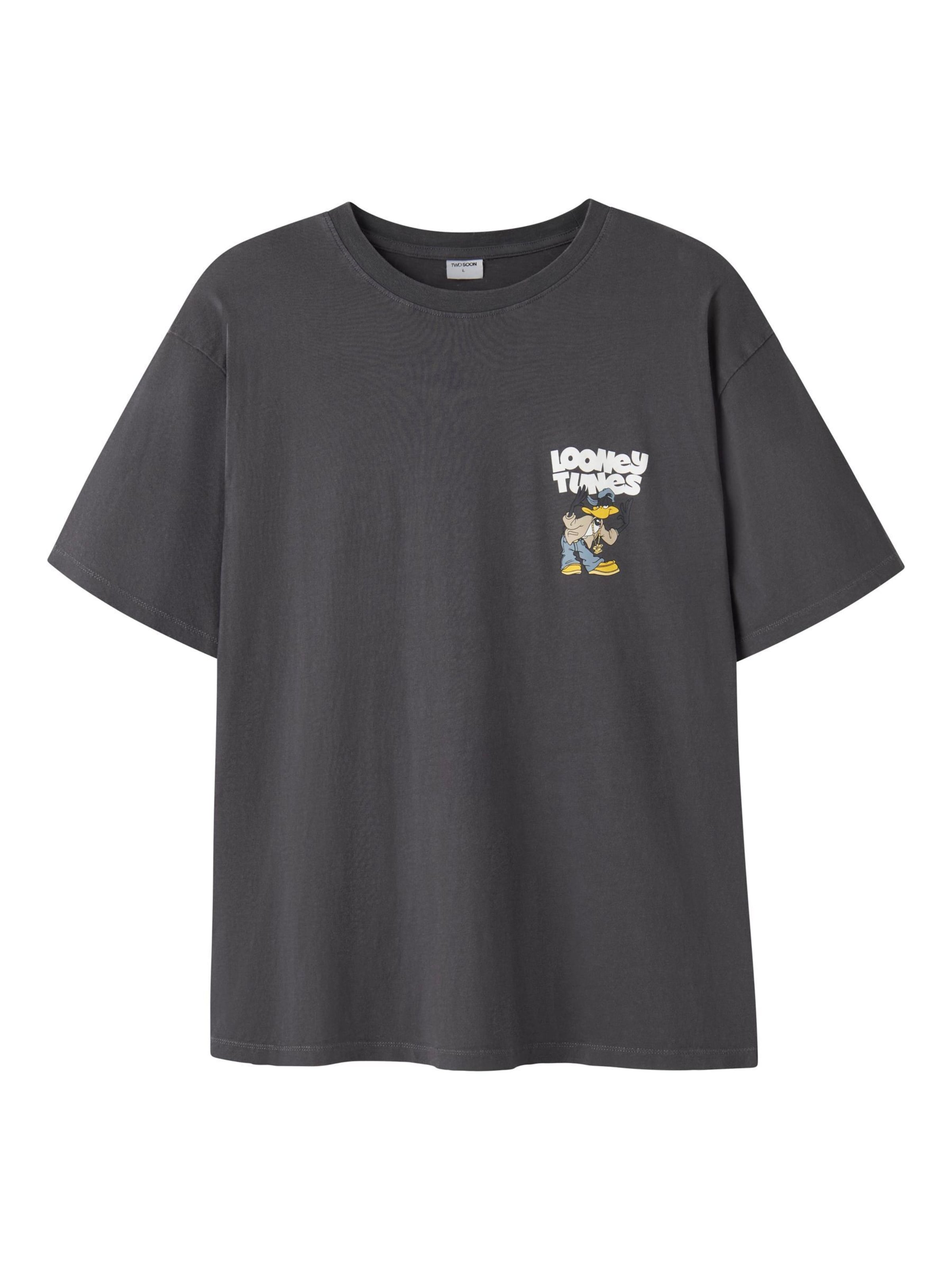TWO SOON Bluser & t-shirts 'Looney Tunes' i grå: forside