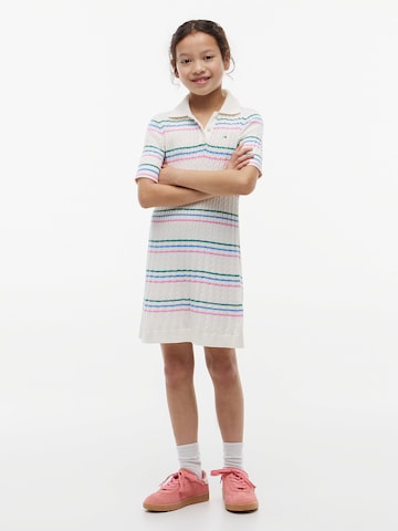 Robe TOMMY HILFIGER en blanc : devant