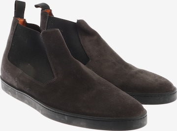 Santoni Stiefeletten 43,5 in Grau: Vorderseite