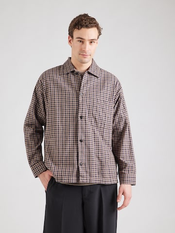 JACK & JONES Comfort Fit Hemd 'JPRBLAMADISON' in Braun: Vorderseite