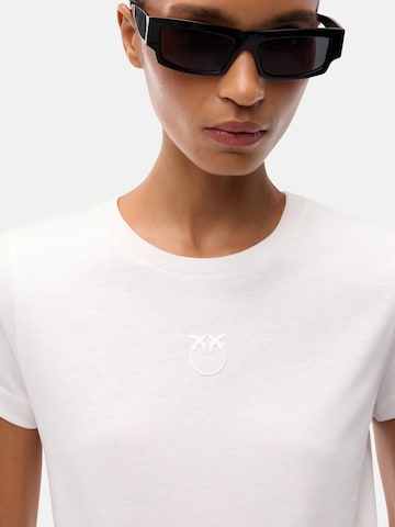 Maglietta 'PINKO BUSSOLOTTO T-SHIRT JERSEY T-SHIRT' di PINKO in bianco