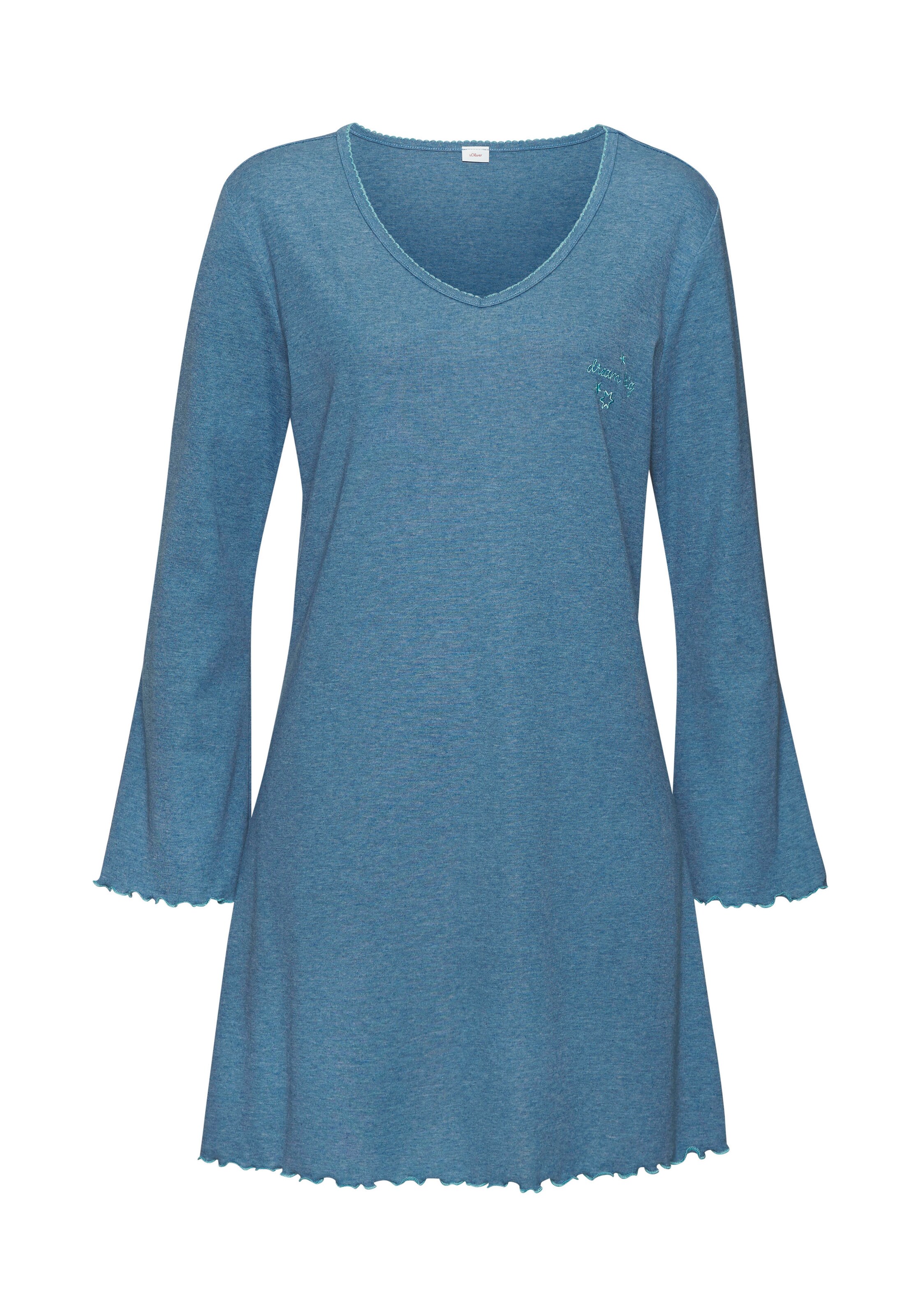 s.Oliver Nightgown in Blue: front