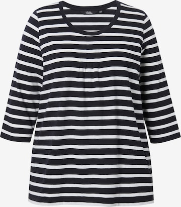 T-shirt Ulla Popken en noir : devant