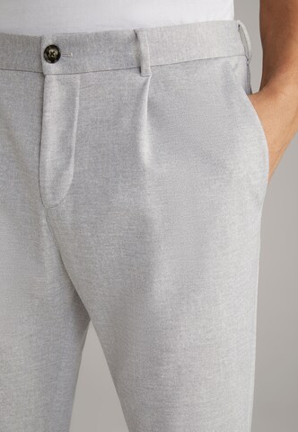 JOOP! Loose fit Pleat-Front Pants 'Lester ' in Grey