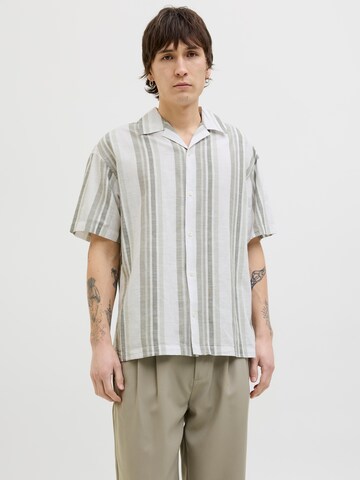 JACK & JONES Классический крой Рубашка 'JPRCCSummer' в Серый: спереди