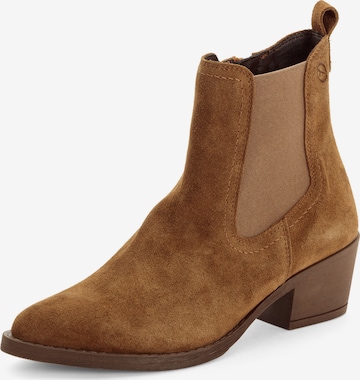 Chelsea Boots Tamaris en marron : devant