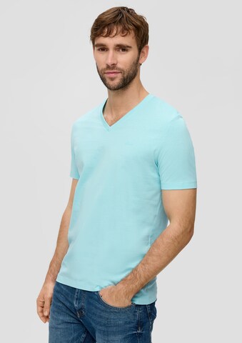 s.Oliver Shirt in Blauw: voorkant