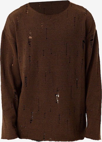 Pullover di Dandalo in marrone: frontale