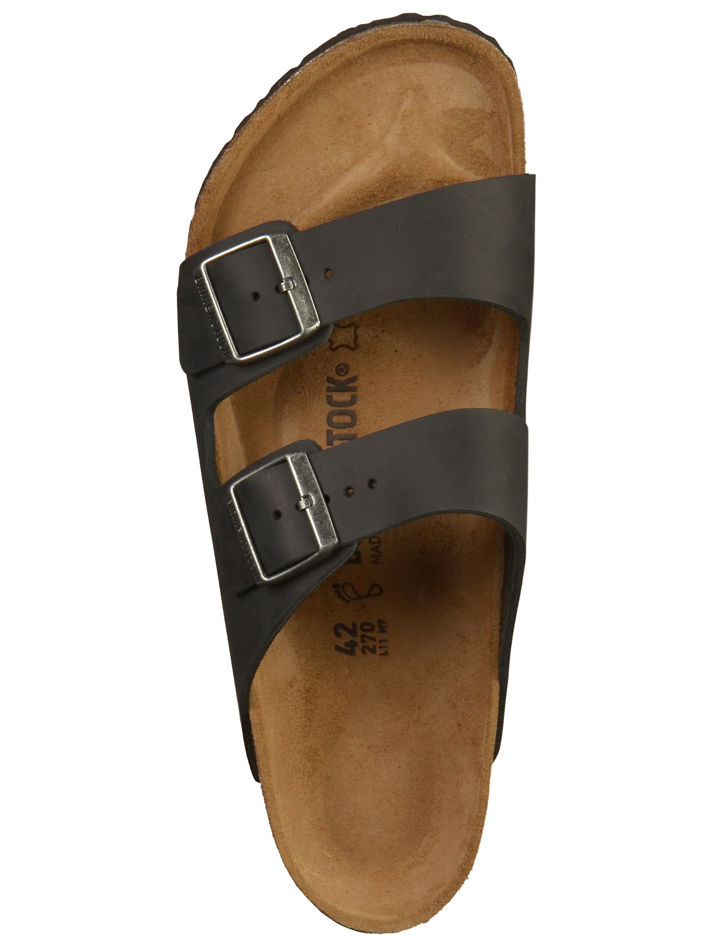 BIRKENSTOCK Pantolette 'Arizona' i svart