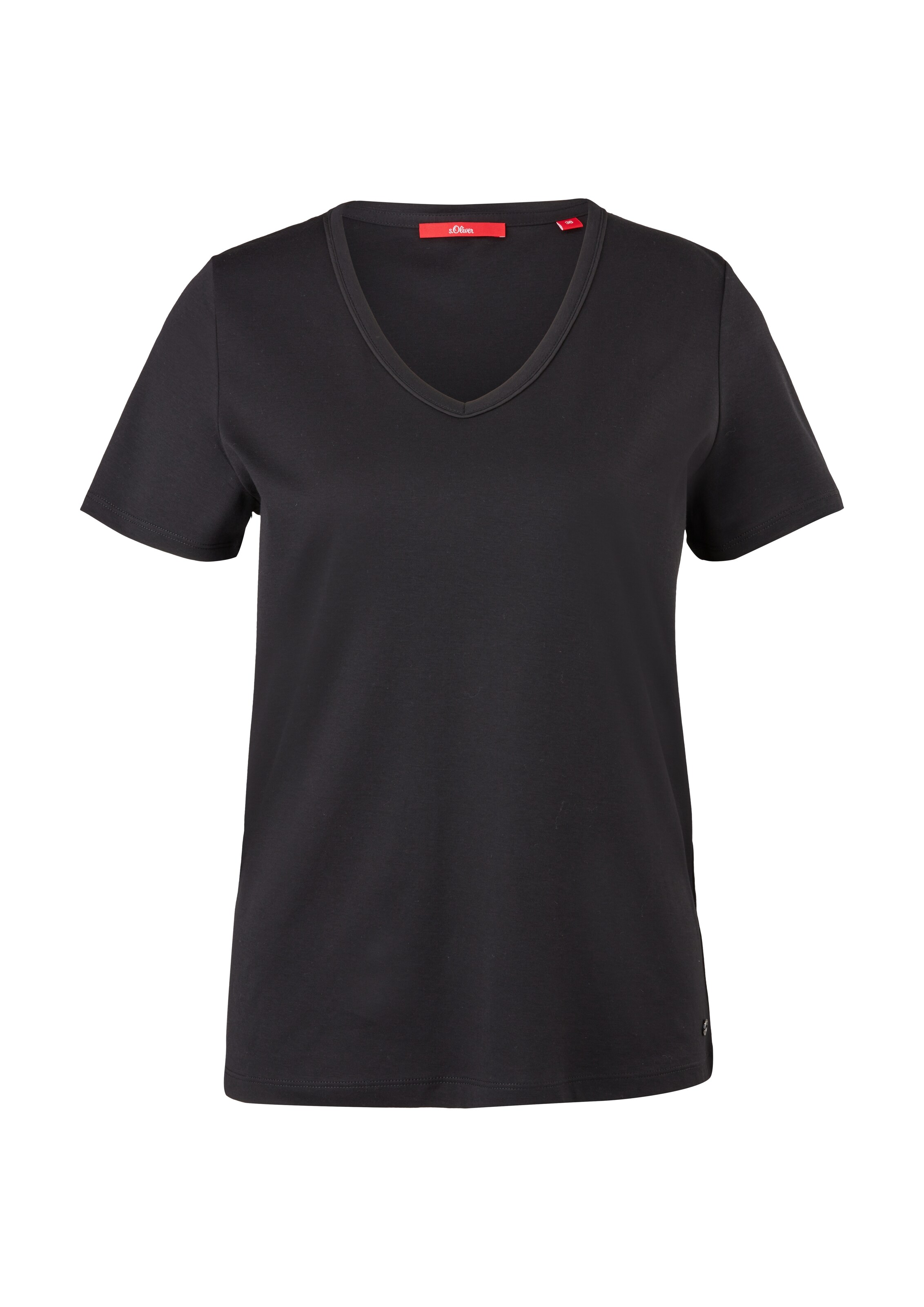 T-shirt s.Oliver en noir : devant