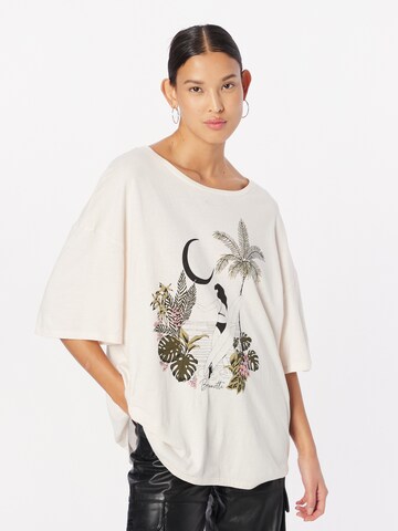 BRUNOTTI - Camiseta funcional 'Artist Joan' en blanco: frente