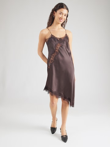 JDY Cocktailjurk 'JDYFIFI' in Bruin: voorkant