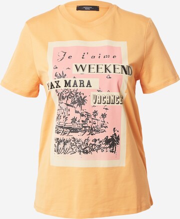 Weekend Max Mara - Camisa 'MURANO' em laranja: frente