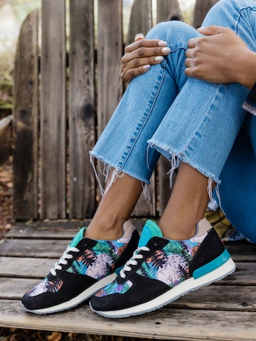 inkkas Platform trainers 'Inkkas Spirit Bear Vegan Sneaker' in Mixed colours