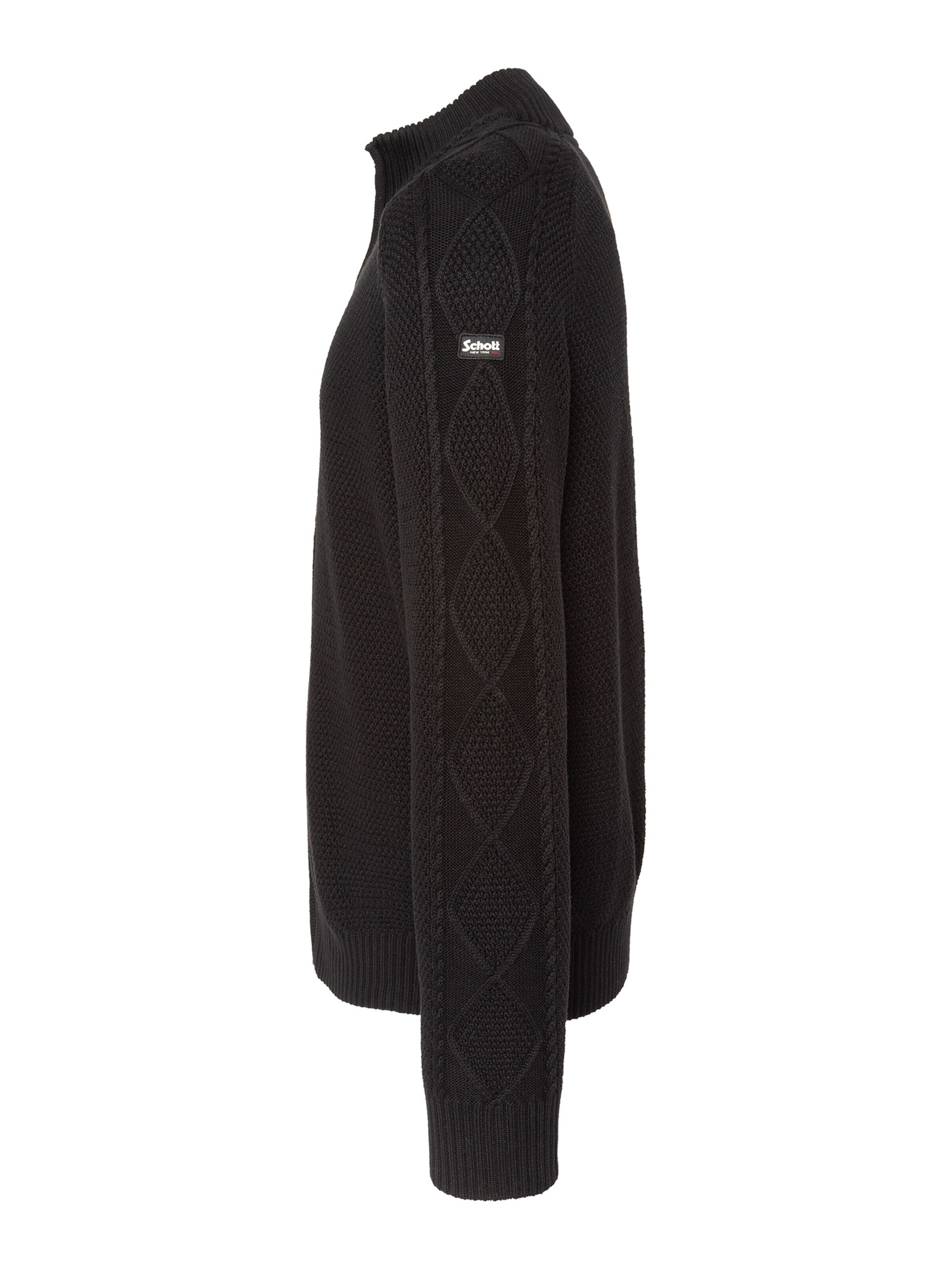 Vestes en maille Schott NYC en noir