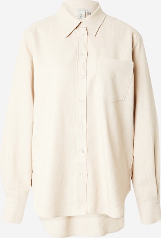 Y.A.S Blouse 'FLAXY' in Beige: front