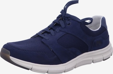 Baskets basses 'Sportlicher Schnürschuh Herren 1057.12 01 Leder-Mix in blau' Pius Gabor en bleu : devant