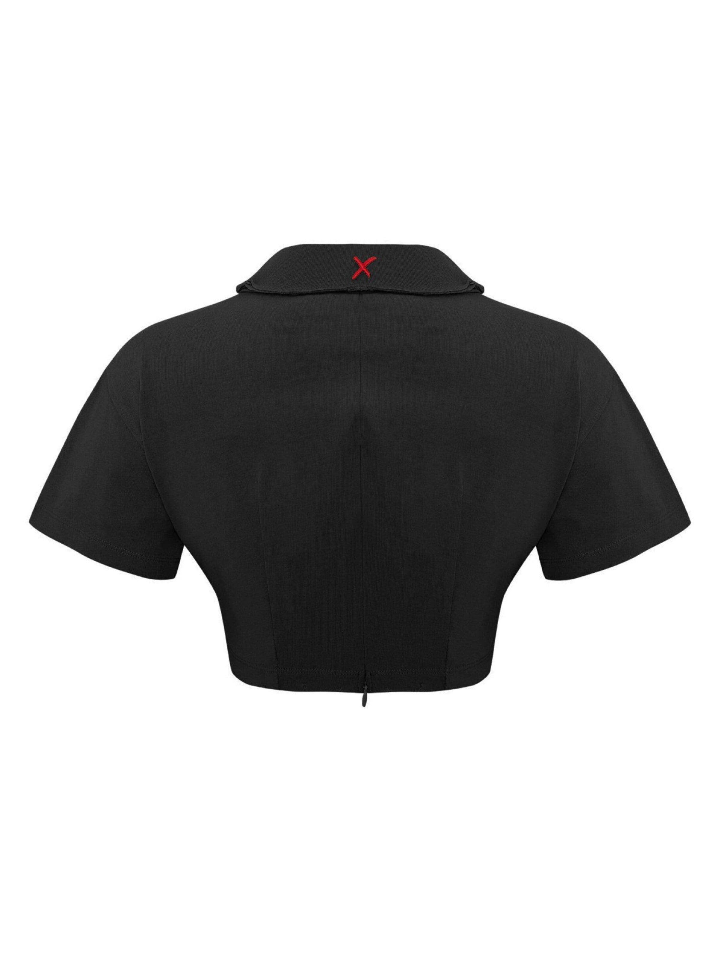 T-shirt PCFG en noir : devant