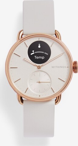 Withings Analog Watch in Gold: front