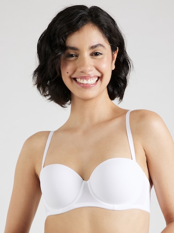 Dorina Balconette Bra in White: front