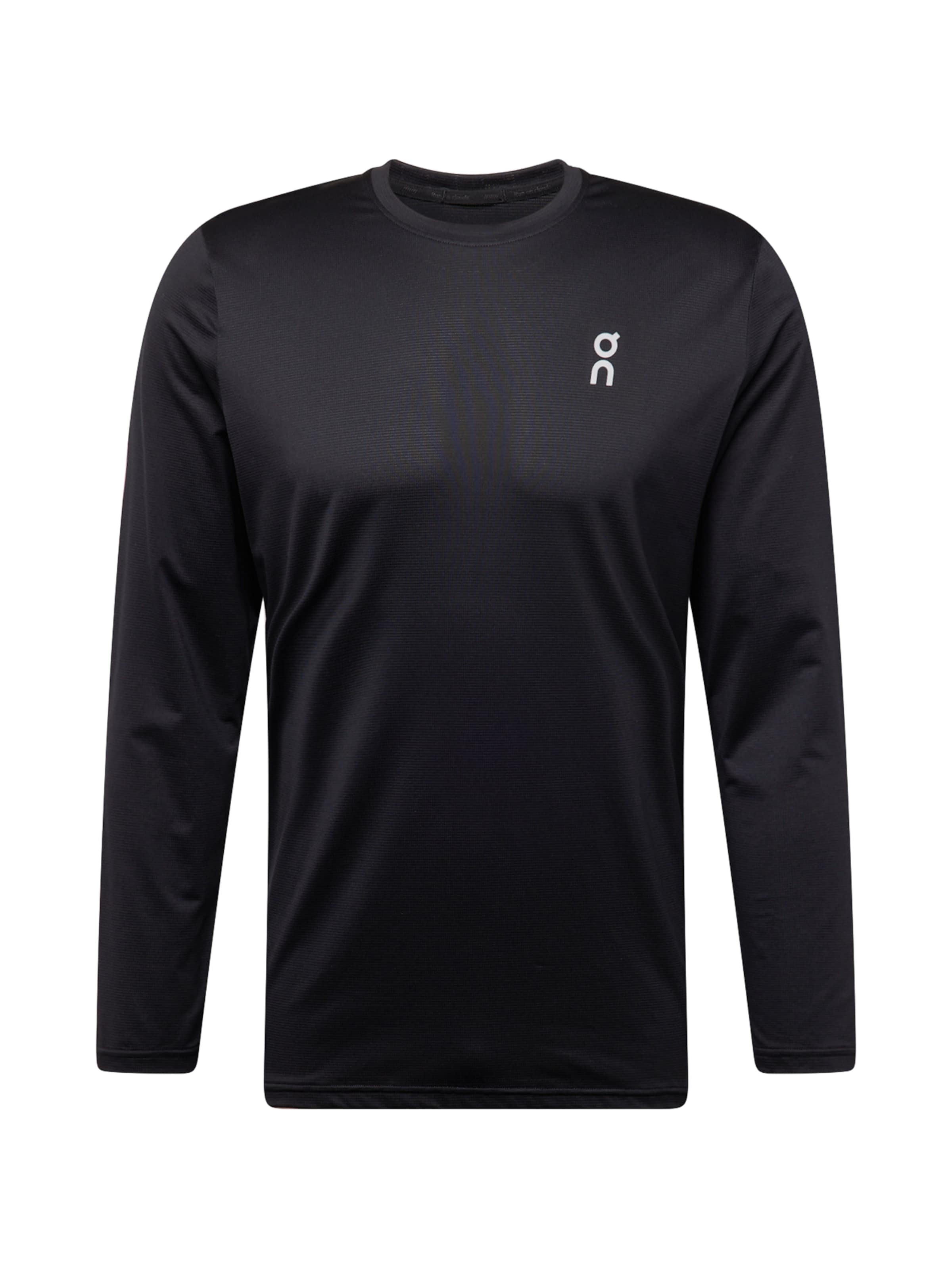 On - Camiseta funcional en negro: frente