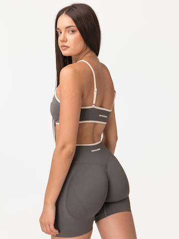 neverover Skinny Sportovní kalhoty 'Velum' – šedá