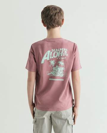Scalpers Aloha Tee Kids ' ' in Rot