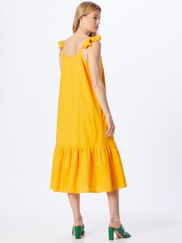 ICHI Καλοκαιρινό φόρεμα σε κίτρινο