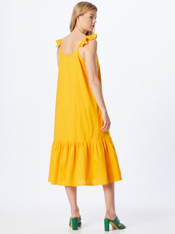 Robe d’été ICHI en jaune