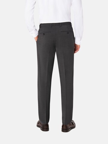 BENVENUTO Slim fit Pants 'NERO' in Grey