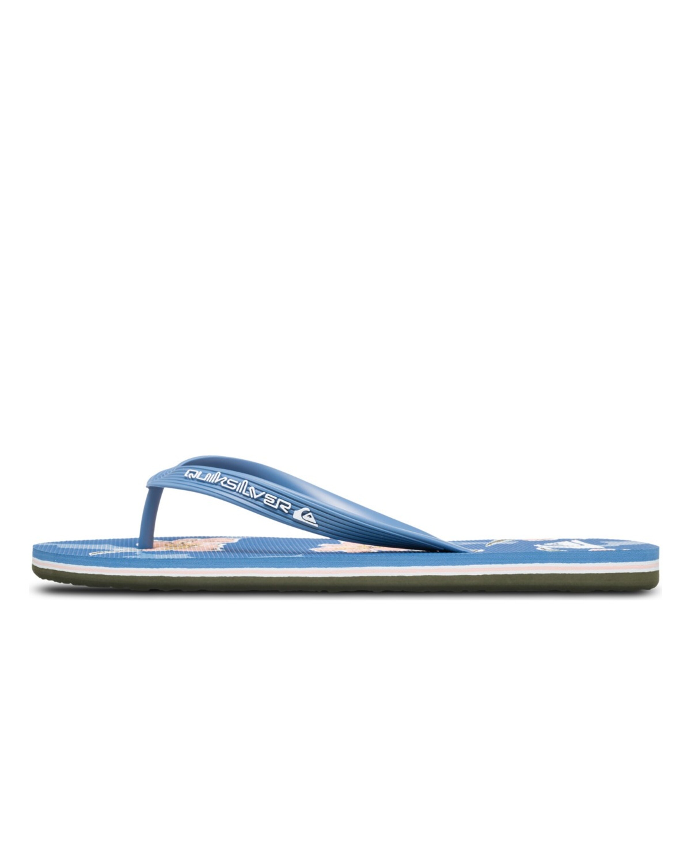 QUIKSILVER Zehentrenner 'Molokai Art 25' in Blau: Vorderseite