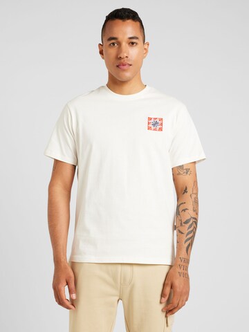 T-Shirt 'TATE' SELECTED HOMME en beige : devant