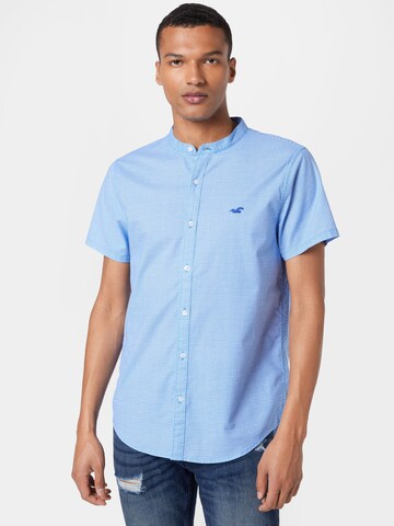 HOLLISTER Regular fit Button Up Shirt in Blue: front