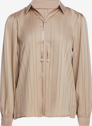 usha BLACK LABEL Blouse in Bruin: voorkant