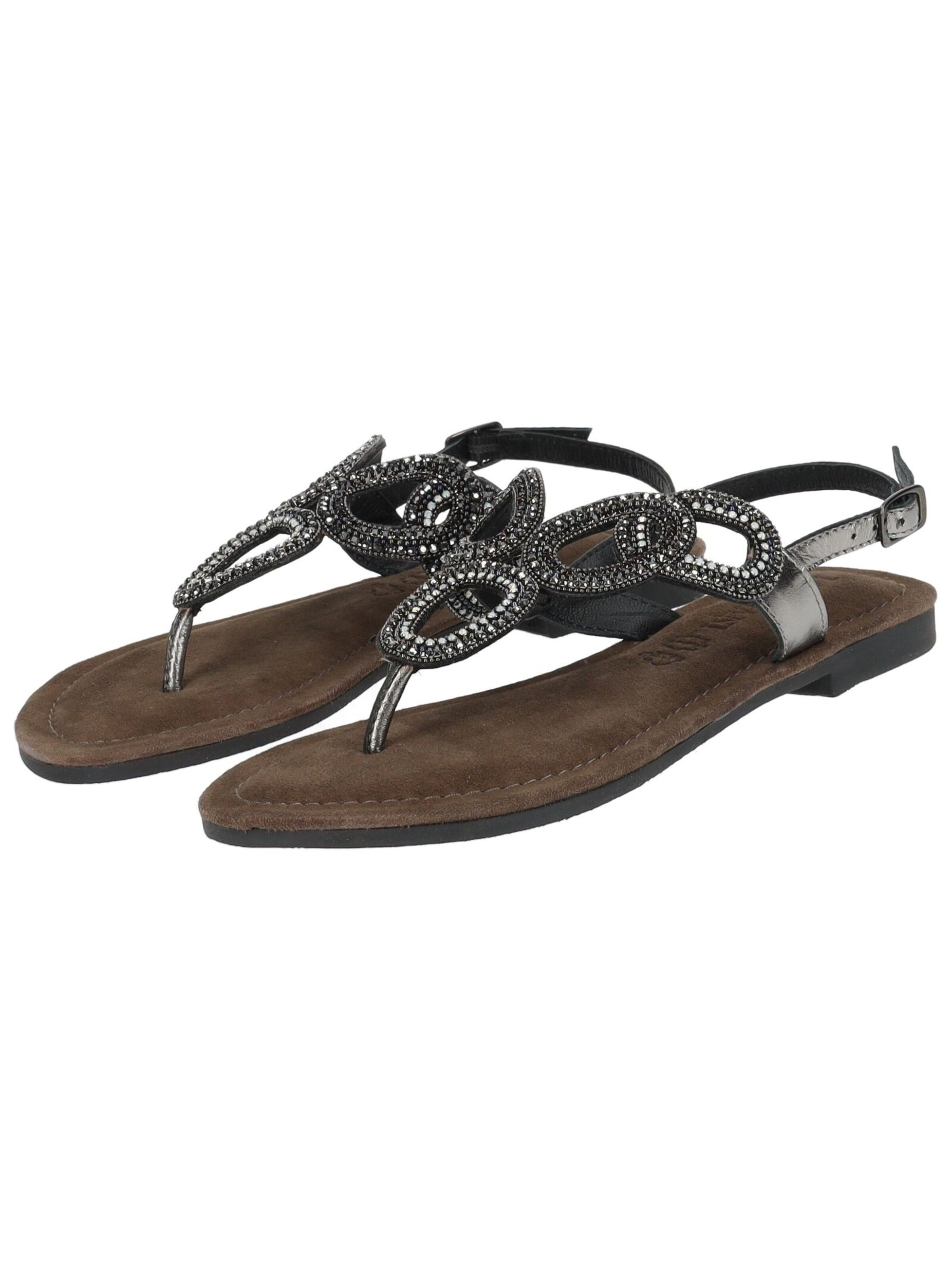 LAZAMANI Sandale in Grau