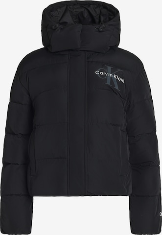 Calvin Klein Jeans Zimska jakna | črna barva: sprednja stran