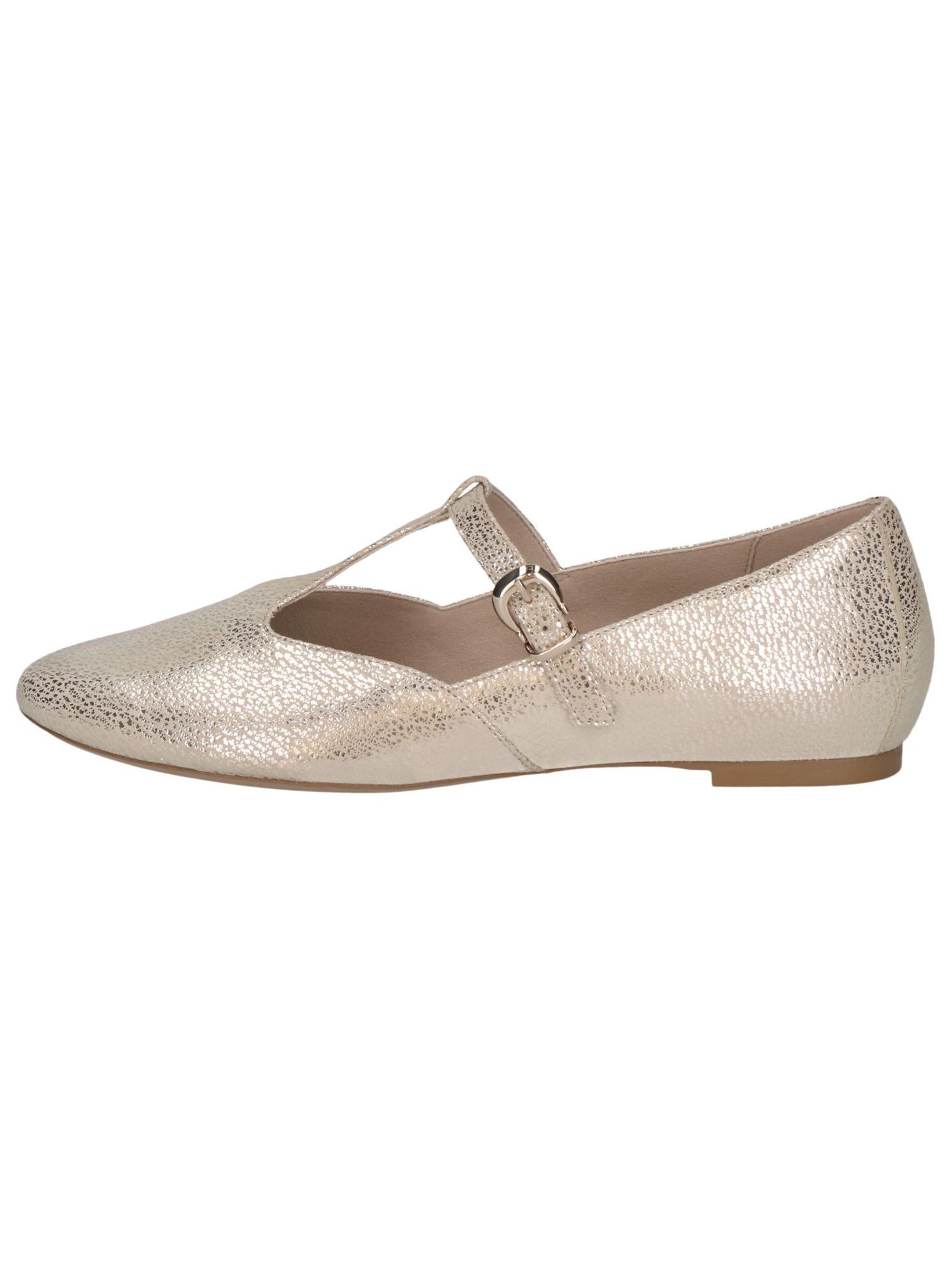 CAPRICE Classic Flats in Silver