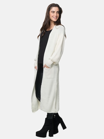 Elara Gebreide mantel in Wit