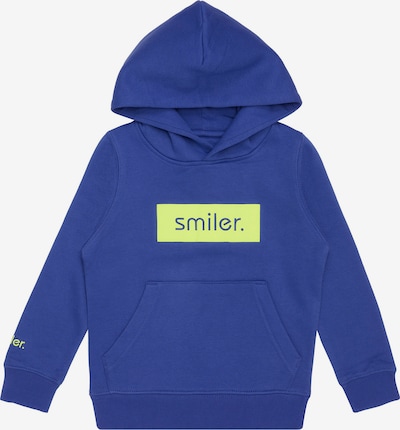 smiler. Sweatshirt in royalblau / schilf, Produktansicht