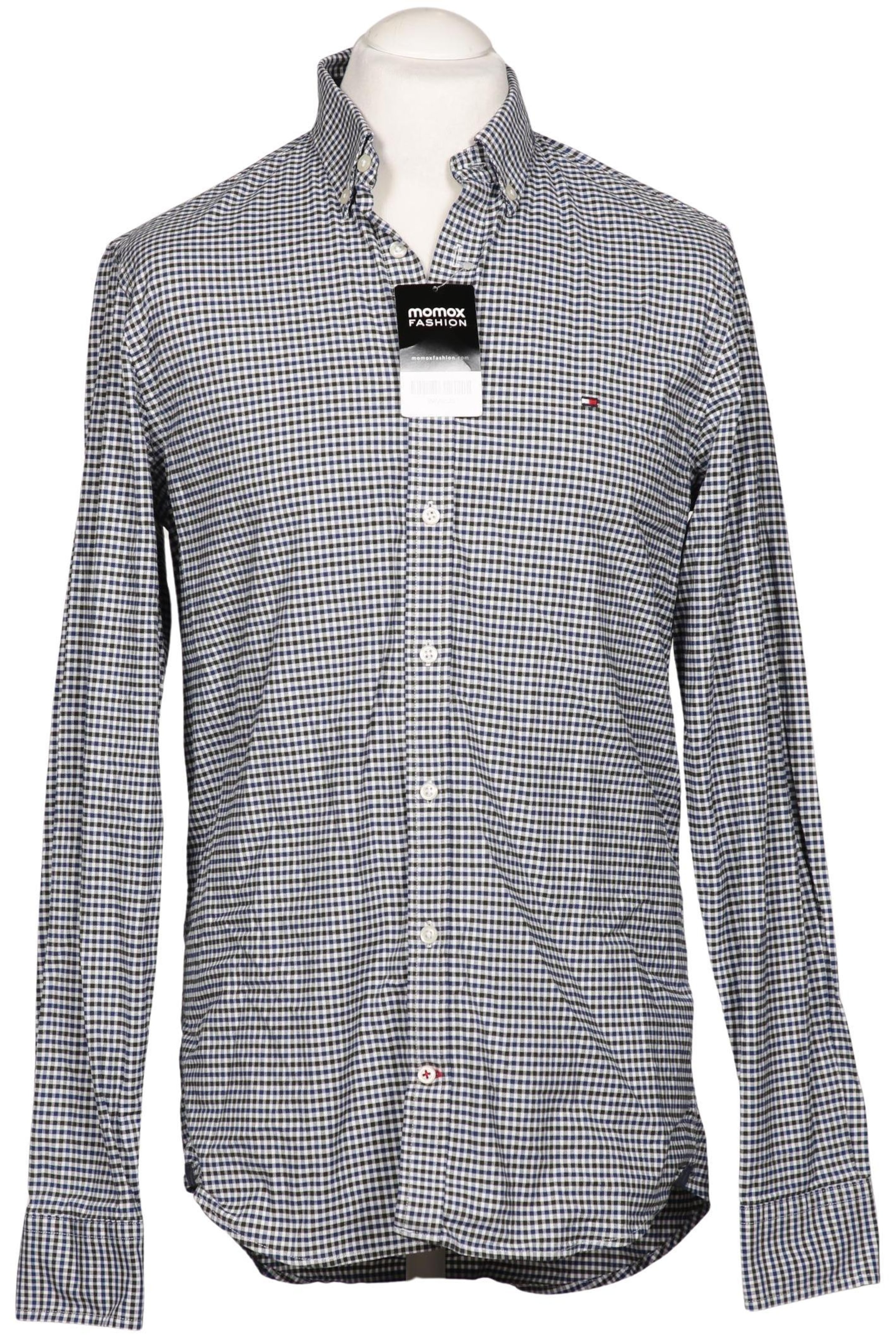 TOMMY HILFIGER Button Up Shirt in L in Blue: front