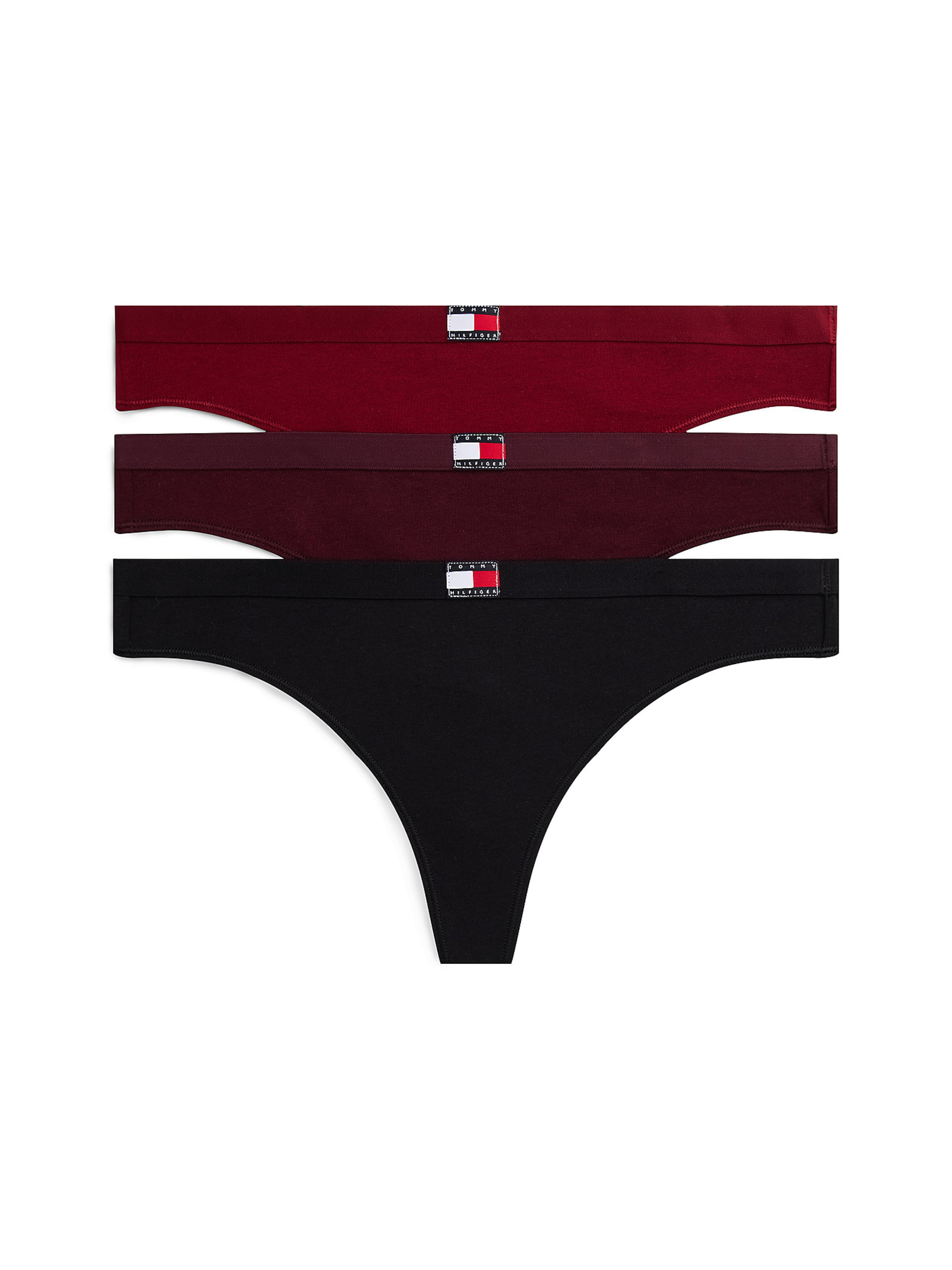 String 'Heritage' Tommy Hilfiger Underwear en rouge : devant