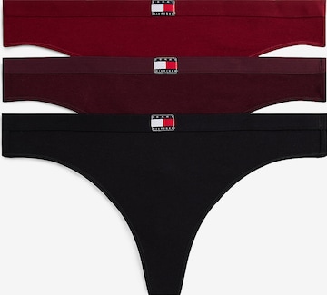 sarkans Tommy Hilfiger Underwear Stringu biksītes 'Heritage': no priekšpuses