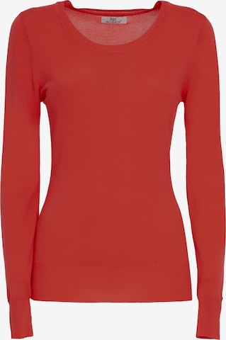 Influencer Pullover in Rot: predná strana