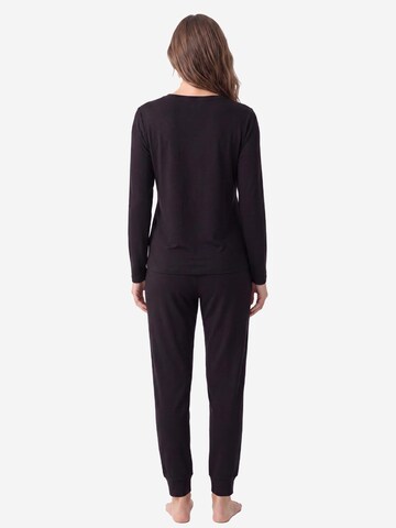 SCHIESSER Pyjama 'Mix & Relax'‌‌‌‌‌ in Schwarz